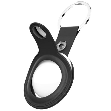 KeyBudz Nøkkelring I Kunstskinn - Snap Ring - 2 Pack - Svart