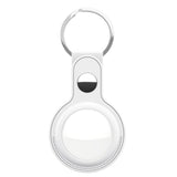 KeyBudz Nøkkelring I Kunstskinn - Snap Ring - 2 Pack - Hvit