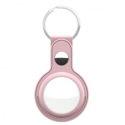 KeyBudz Nøkkelring I Kunstskinn - Snap Ring - 1 Pack - Rosa