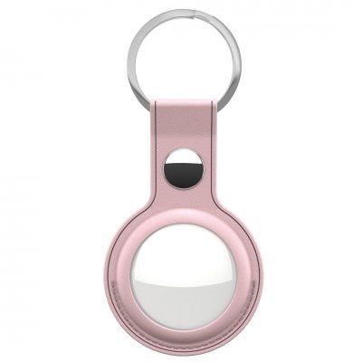 KeyBudz Nøkkelring I Kunstskinn - Snap Ring - 1 Pack - Rosa