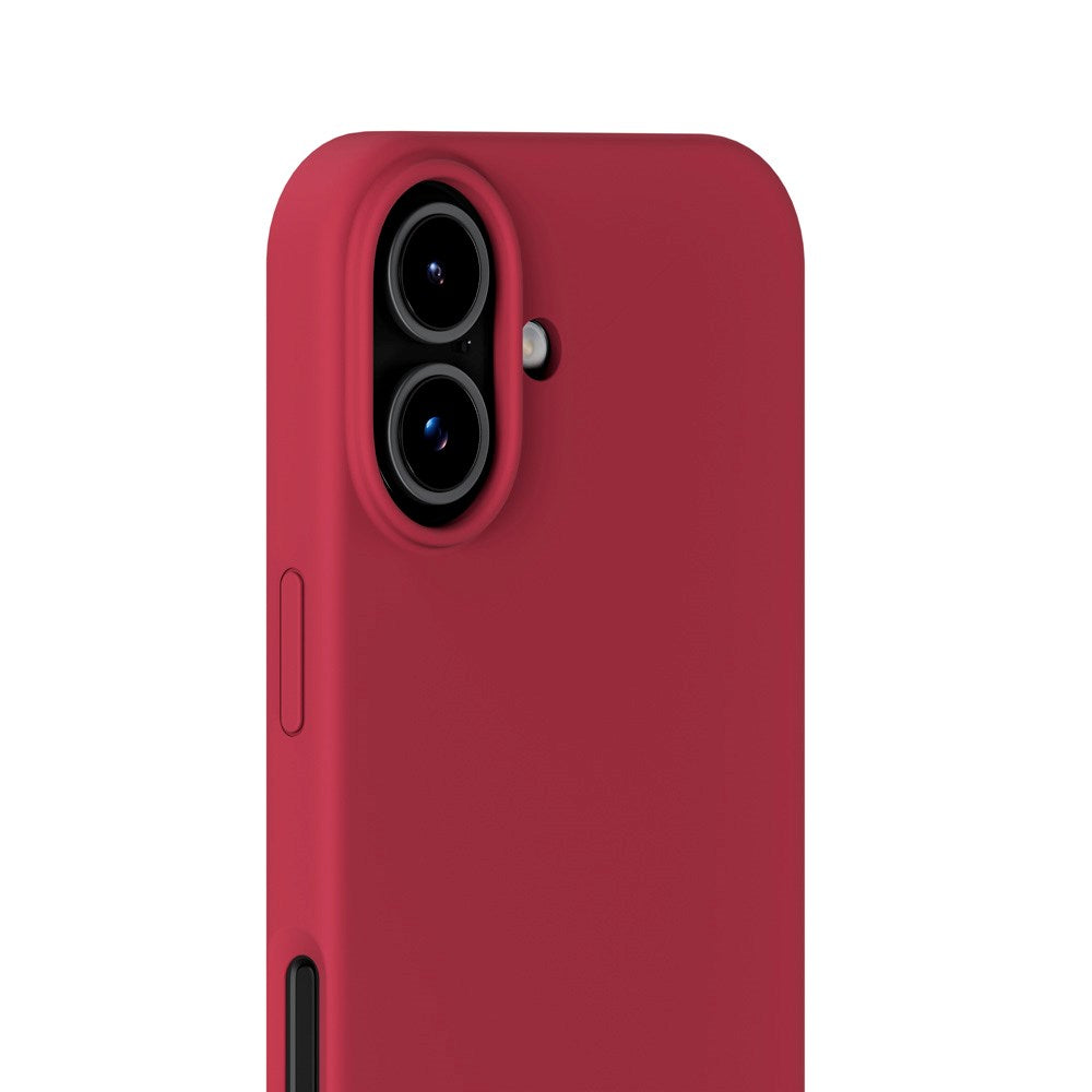 Holdit iPhone 17 Soft Touch Silikon Deksel - Red Velvet