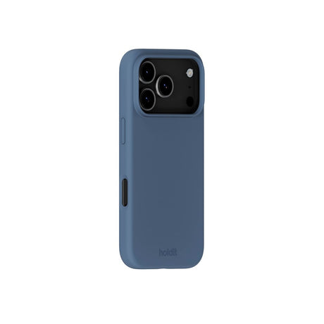 Holdit iPhone 17 Pro Soft Touch Silikon Deksel - Pacific Blue