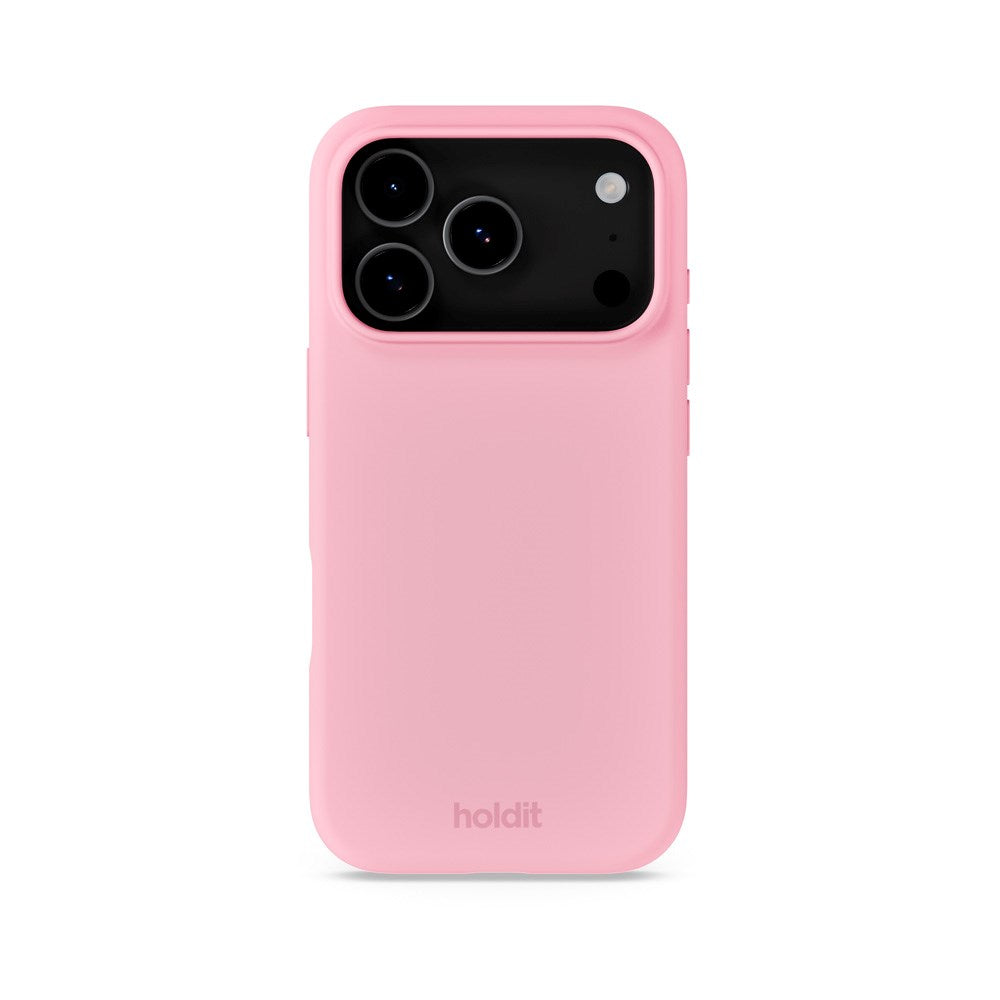 Holdit iPhone 17 Pro Soft Touch Silikon Deksel - Pink