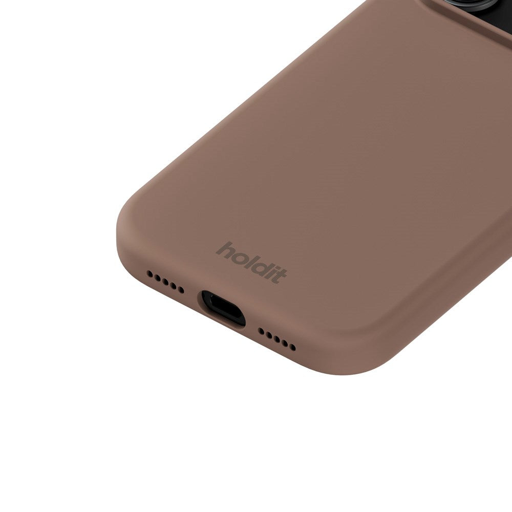 Holdit iPhone 17 Pro Soft Touch Silikon Deksel - Mocha Brown