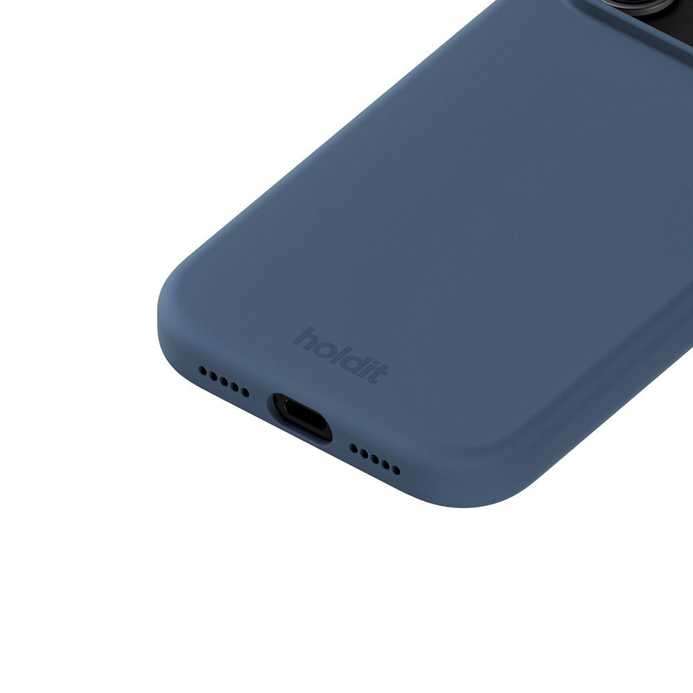 Holdit iPhone 17 Pro Max Soft Touch Silikon Deksel - Pacific Blue
