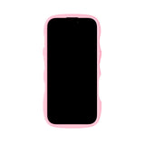 Holdit iPhone 17 Wavy Deksel - Pink / Transparent