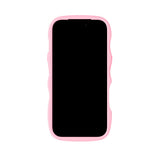 Holdit iPhone 17 Pro Wavy Deksel - Pink / Transparent