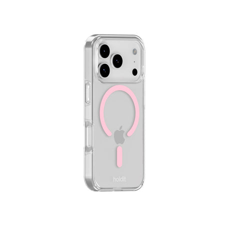 Holdit iPhone 17 Pro Max MagSafe Case - Transparent / Pink