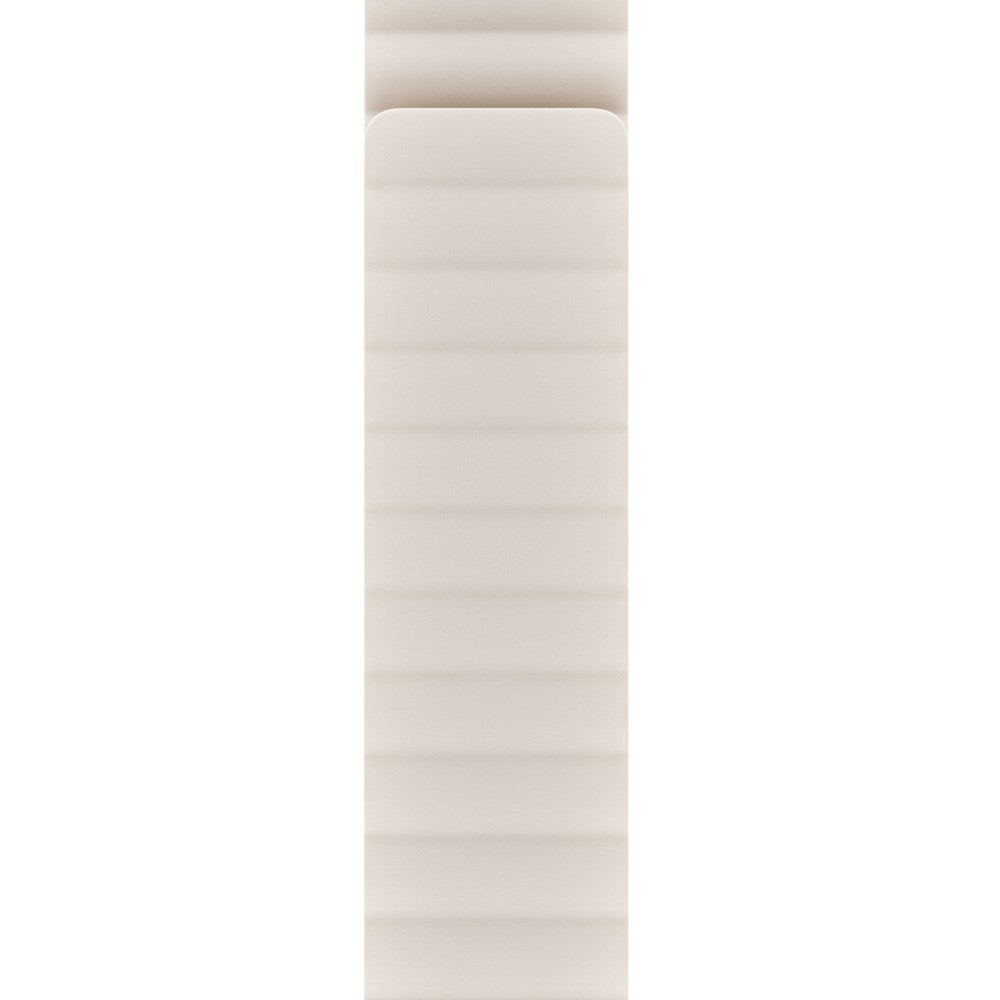 Apple Watch (42/44/SE/45/46/49mm) Holdit Silicone Magnet Klokkerem - Lys Beige / Beige