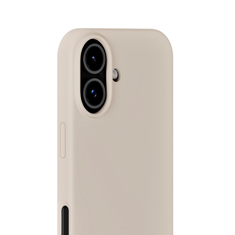 Holdit iPhone 17 Soft Touch Silikon Deksel - Light Beige