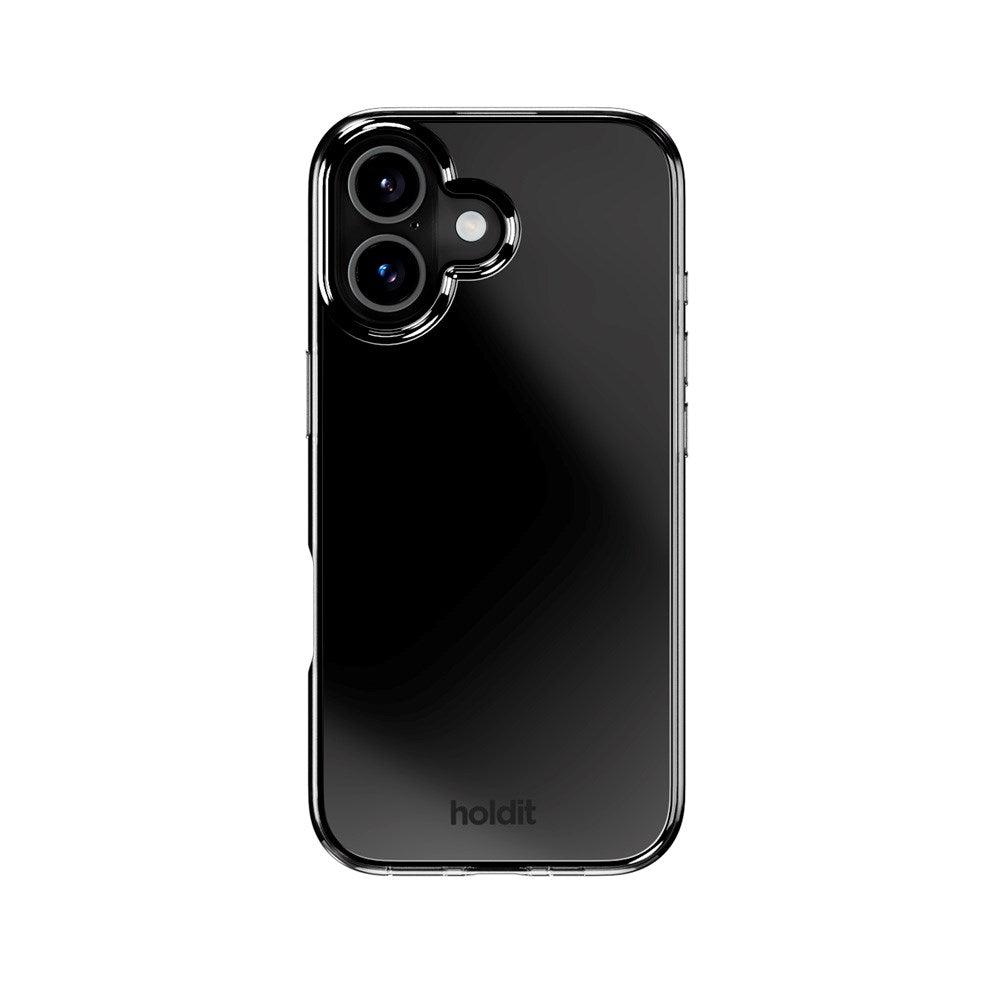 Holdit iPhone 17 Mirror Deksel - MagSafe Kompatibel - Svart