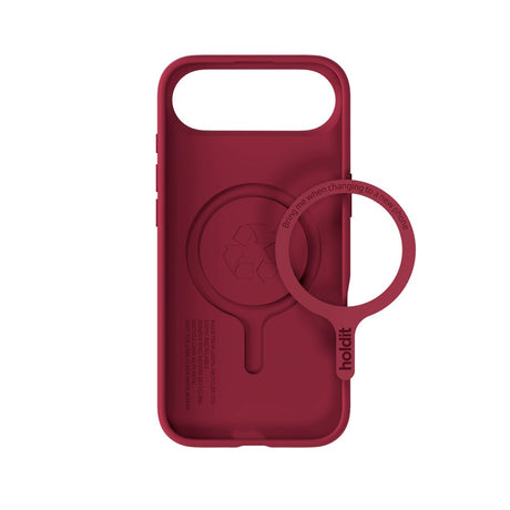 Holdit iPhone Air Soft MagSafe Case - Red Velvet