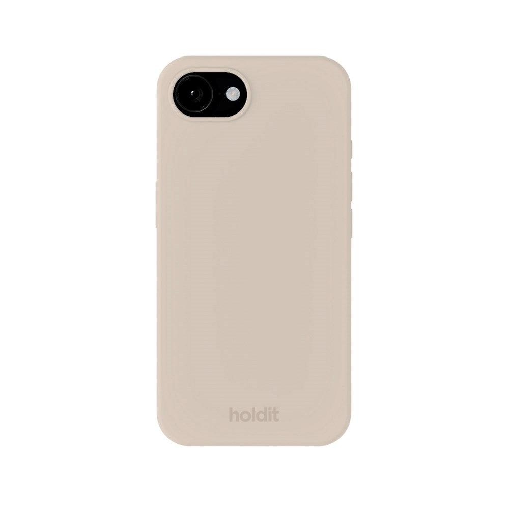 Holdit iPhone 17e / 16e Soft Touch Silikon Deksel - Light Beige