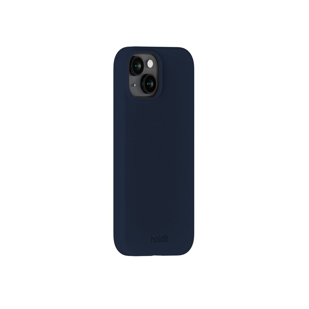 Holdit iPhone 14 / 13 Soft Touch Silikon Deksel - Midnight Blue