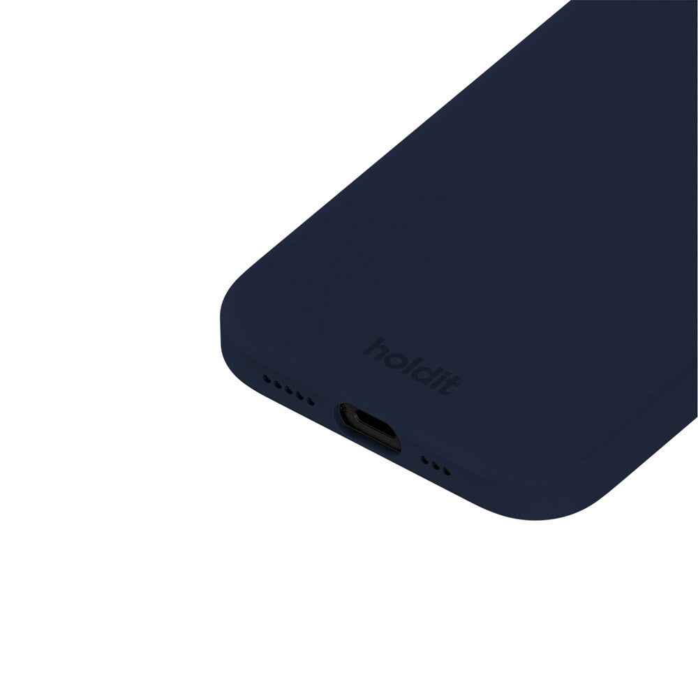 Holdit iPhone 14 / 13 Soft Touch Silikon Deksel - Midnight Blue