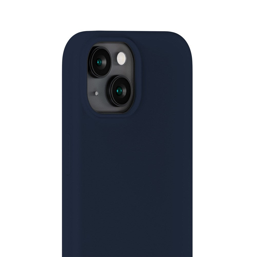 Holdit iPhone 15 Soft Touch Silikon Deksel - Midnight Blue