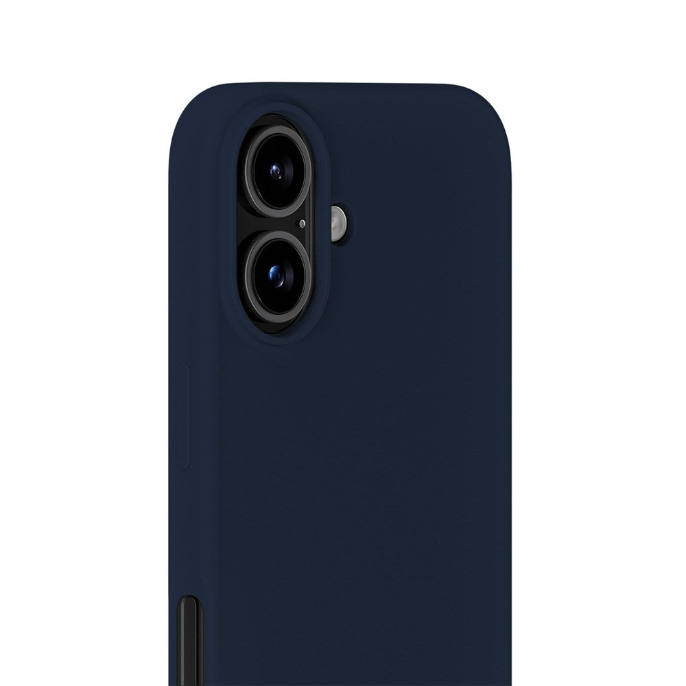 Holdit iPhone 16 Soft Touch Silikon Deksel - Midnight Blue