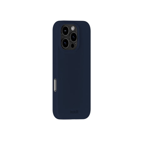 Holdit iPhone 16 Pro Soft Touch Silikon Deksel - Midnight Blue