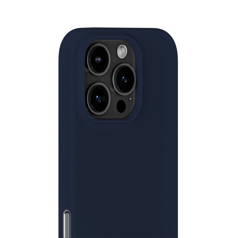 Holdit iPhone 16 Pro Soft Touch Silikon Deksel - Midnight Blue