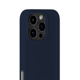 Holdit iPhone 16 Pro Soft Touch Silikon Deksel - Midnight Blue
