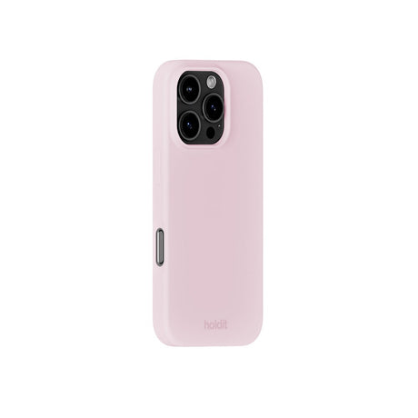 Holdit iPhone 16 Pro Soft Touch Silikon Deksel - Pale Pink