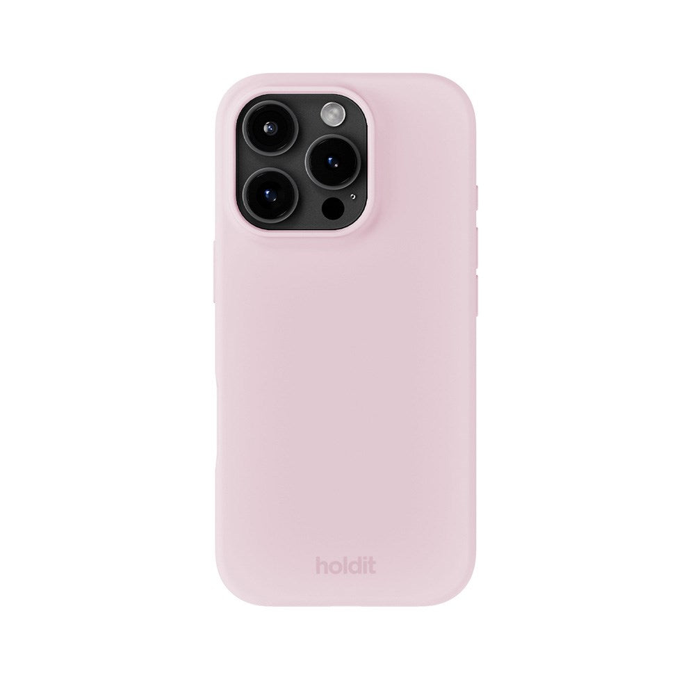 Holdit iPhone 16 Pro Max Soft Touch Silikon Deksel - Pale Pink