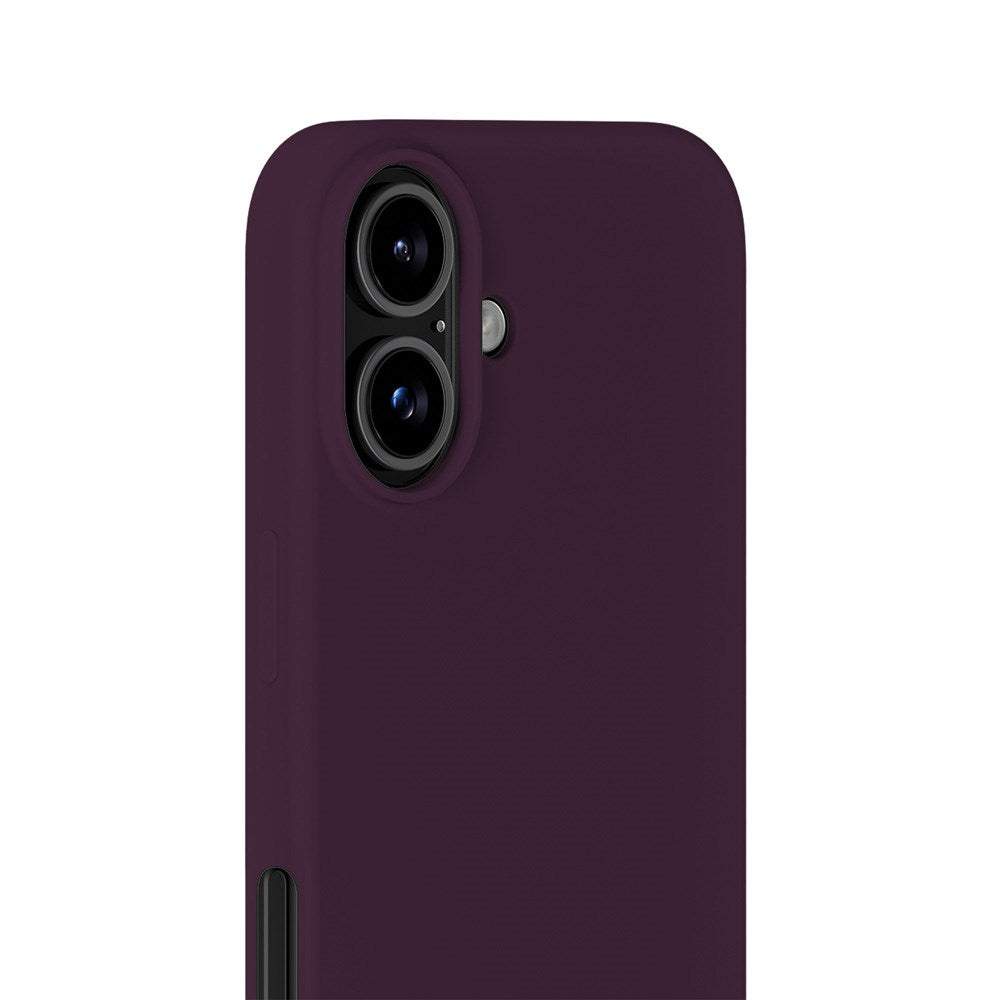 Holdit iPhone 16 Soft Touch Silikon Deksel - Deep Plum