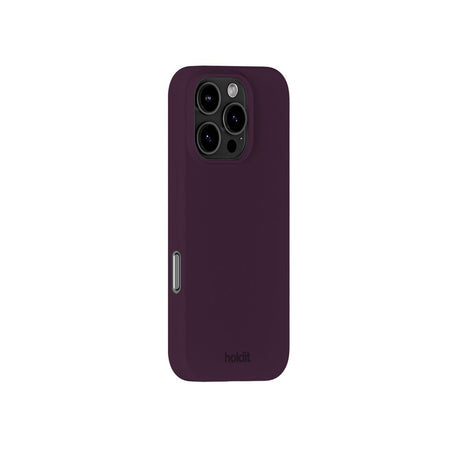 Holdit iPhone 16 Pro Soft Touch Silikon Deksel - Deep Plum