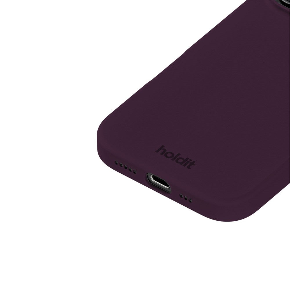 Holdit iPhone 16 Pro Soft Touch Silikon Deksel - Deep Plum
