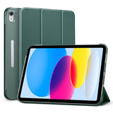 iPad 10.9" (2022) ESR Ascend Flip Tri-Fold Flipdeksel - Kunstskinn - Forest Green