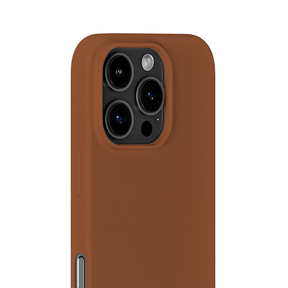 Holdit iPhone 16 Pro Soft Touch Silikon Deksel - Almond Brown