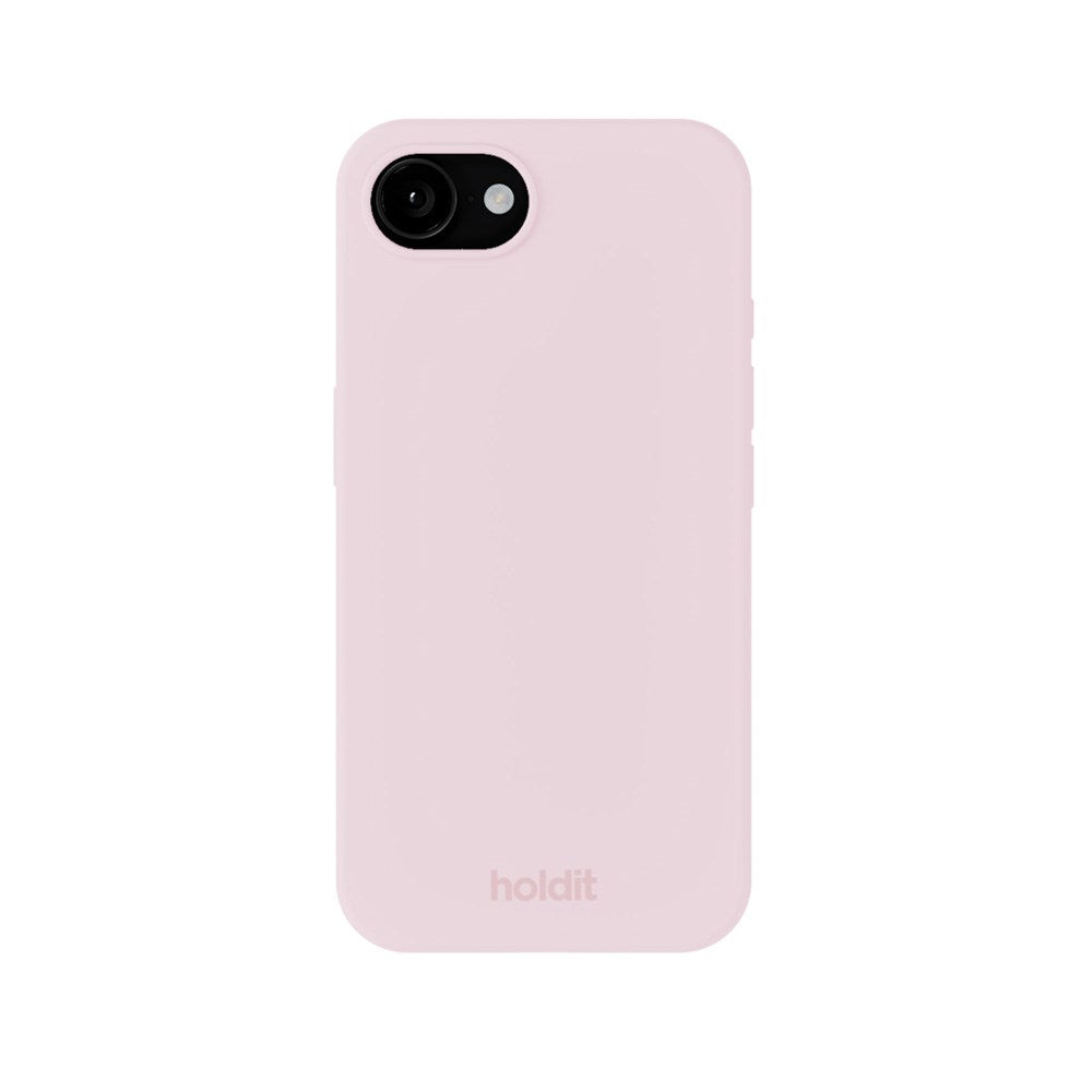 Holdit iPhone 16e Soft Touch Silikon Deksel - Pale Pink