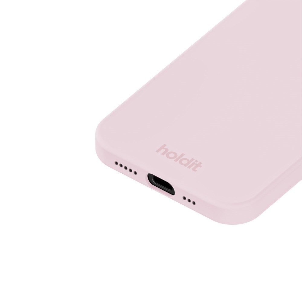 Holdit iPhone 16e Soft Touch Silikon Deksel - Pale Pink