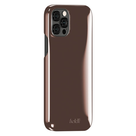 Holdit iPhone 12 / 12 Pro Puffy Case - Chocolate
