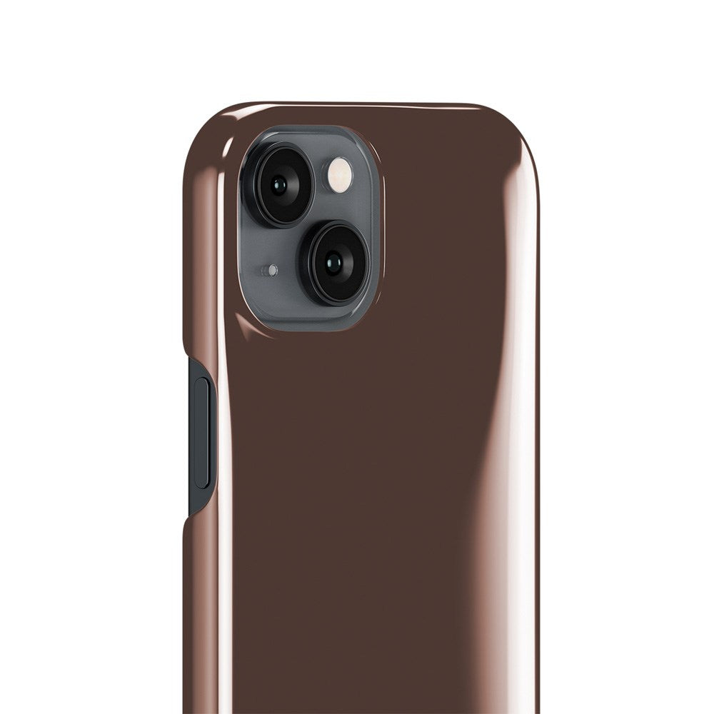 Holdit iPhone 17e / 16e / 15 / 14 / 13 Puffy Case - Chocolate