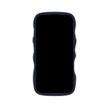 Holdit iPhone 16 Wavy Deksel - Midnight Blue / Transparent
