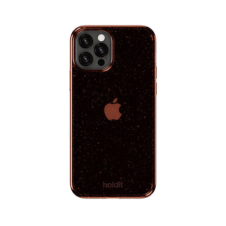 Holdit iPhone 12 / 12 Pro Glitter Deksel - Amber
