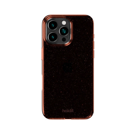Holdit iPhone 16 Pro Glitter Deksel - Amber