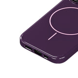 Holdit iPhone 16 Mono Case - MagSafe Kompatibel - Deep Plum / Pink