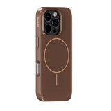 Holdit iPhone 16 Pro Mono Case - MagSafe Kompatibel - Chocolate / Beige