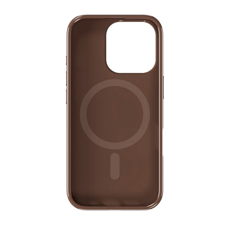 Holdit iPhone 16 Pro Mono Case - MagSafe Kompatibel - Chocolate / Beige