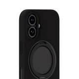 iPhone 16 Holdit Silikone Stand Deksel - Black