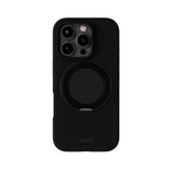 iPhone 16 Pro Holdit Silikone Stand Deksel - Black