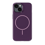 Holdit iPhone 16e / 15 / 14 / 13 Mono Case - MagSafe Kompatibel - Deep Plum / Pink