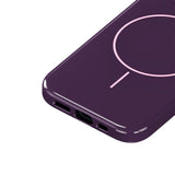 Holdit iPhone 16e / 15 / 14 / 13 Mono Case - MagSafe Kompatibel - Deep Plum / Pink