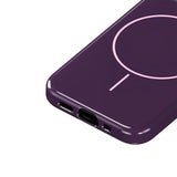 Holdit iPhone 12 / 12 Pro Mono Case - MagSafe Kompatibel - Deep Plum / Pink