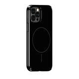 Holdit iPhone 12 / 12 Pro Mono Case - MagSafe Kompatibel - Black / Gray