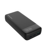 Smartline 20.000mAh Powerbank med PD / QC3.0 & LED-Display - Svart