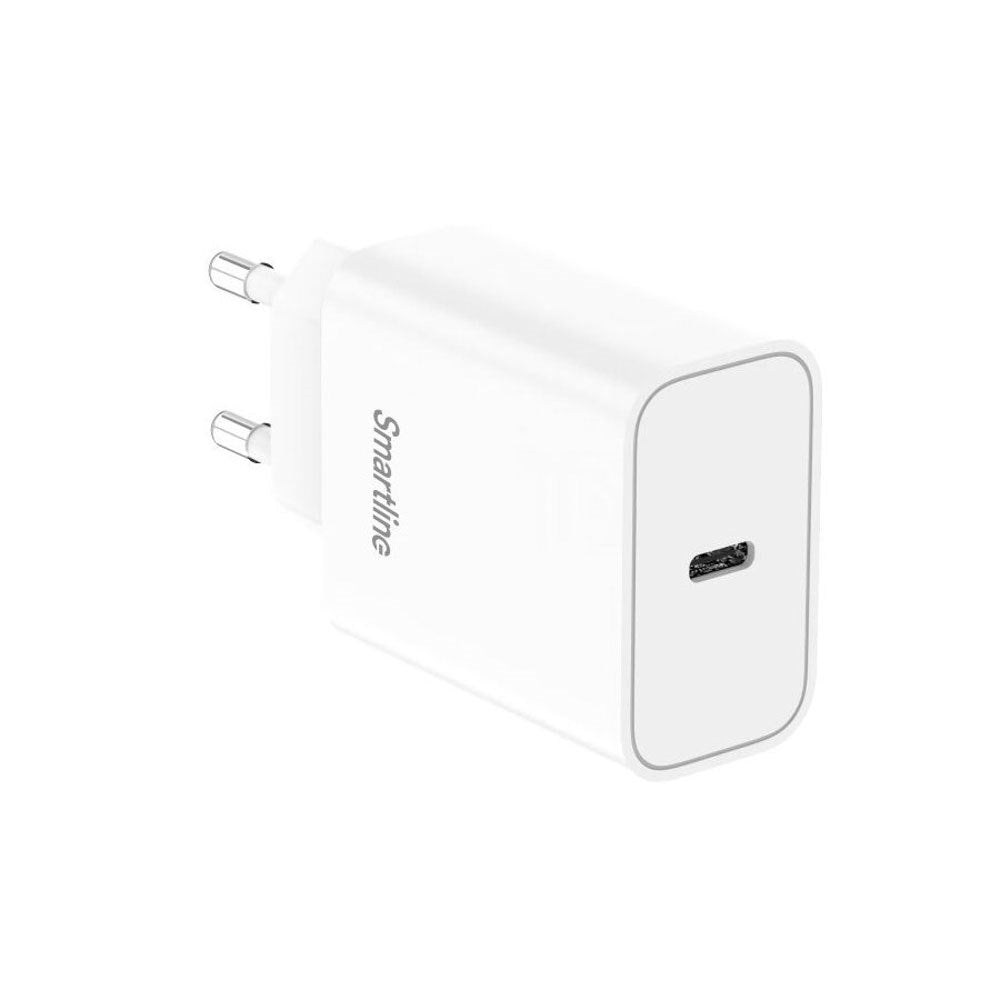 Smartline 40W Vegglader m. 1x USB-C - Hvit