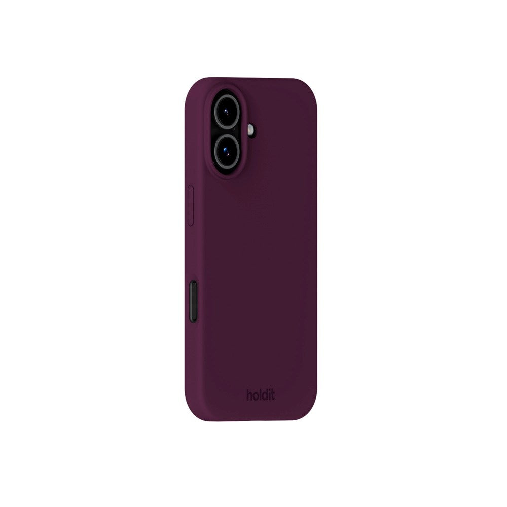 Holdit iPhone 17 Soft Touch Silikon Deksel - Deep Plum